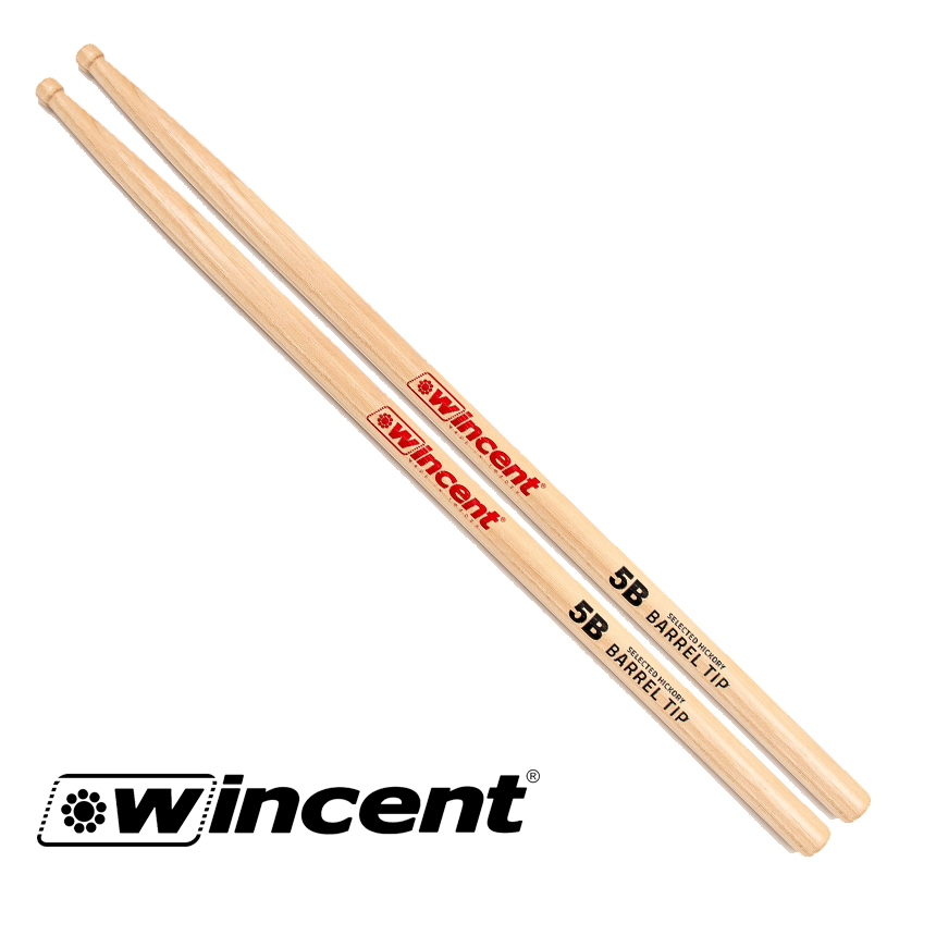 Wincent 드럼스틱 5B Barrel Tip (W-5BBT,W-5BRT)